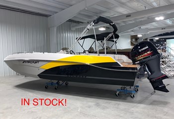 2023 Starcraft SVX 211 Yellow/Quicksilver/Black Boat
